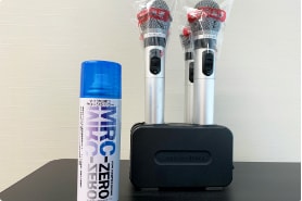 マイク除菌スプレーのイメージ